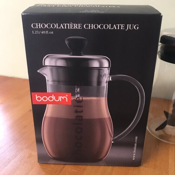 Bodum Chocolatiere Chocolate Jug Pitcher Hot Chocolate Maker - Picture 6 of 8